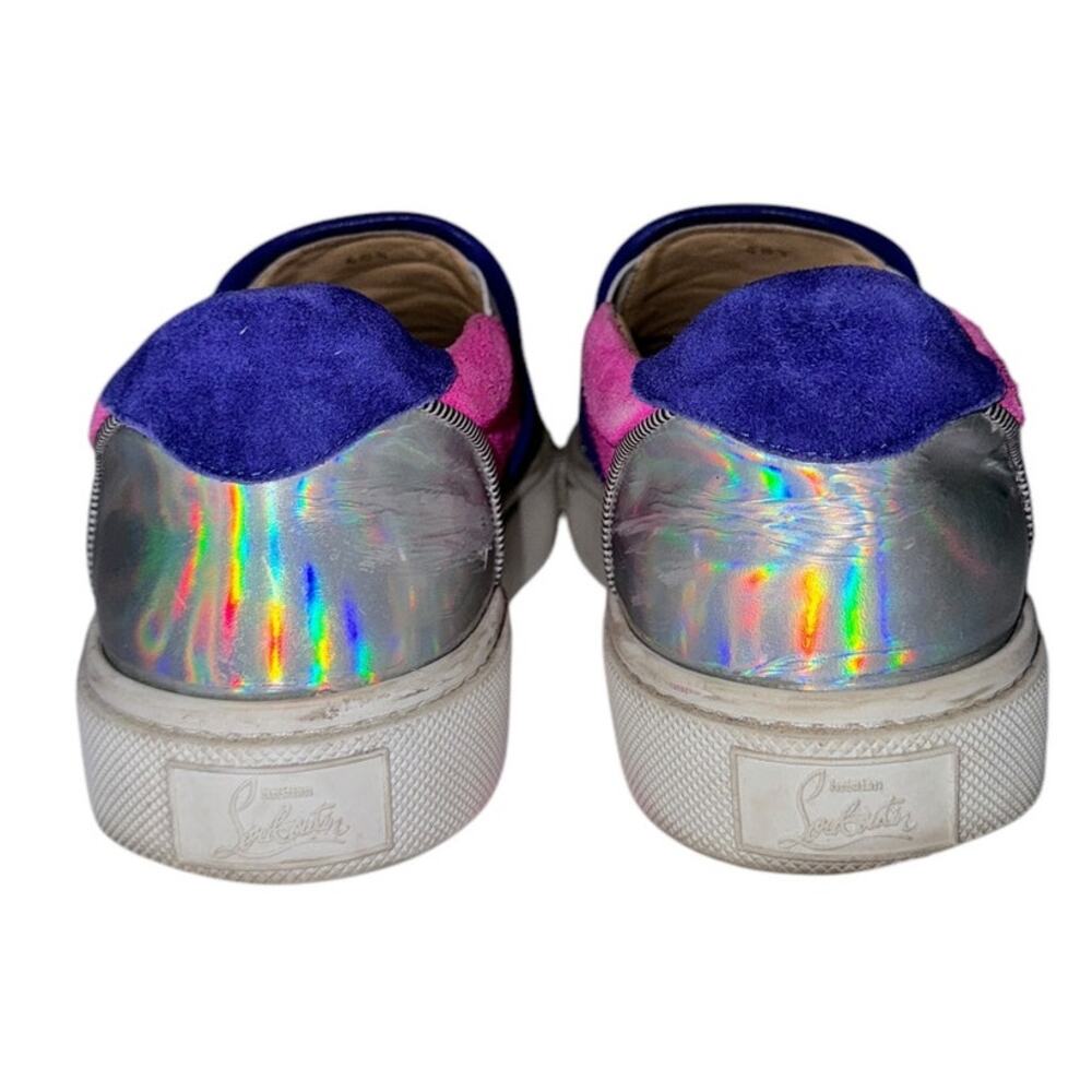 Christian Louboutin Masteral Tissimas Sequin Sneakers 40.5 Box Included - Picture 5 of 16